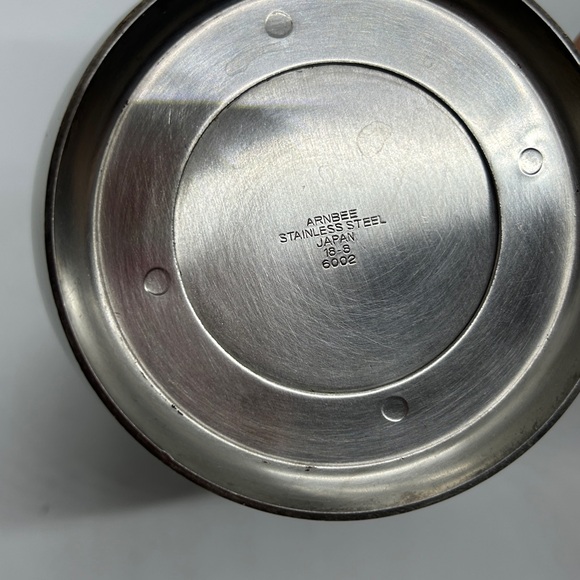 Vintage Arnbee Japan 18-8 Stainless Steel Pitcher Creamer-Tea Pot 7”inch.Tall - Picture 11 of 15